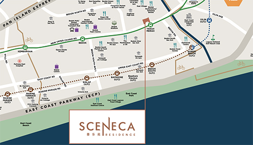 Sceneca Residence Location Map Thumbnail